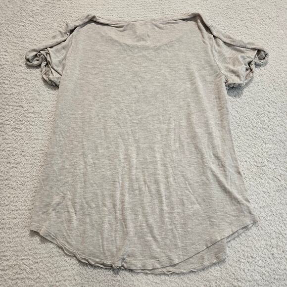 For The Republic Sequined Rainbow Heart T-shirt Women's Size S New Preppy - Picture 7 of 8